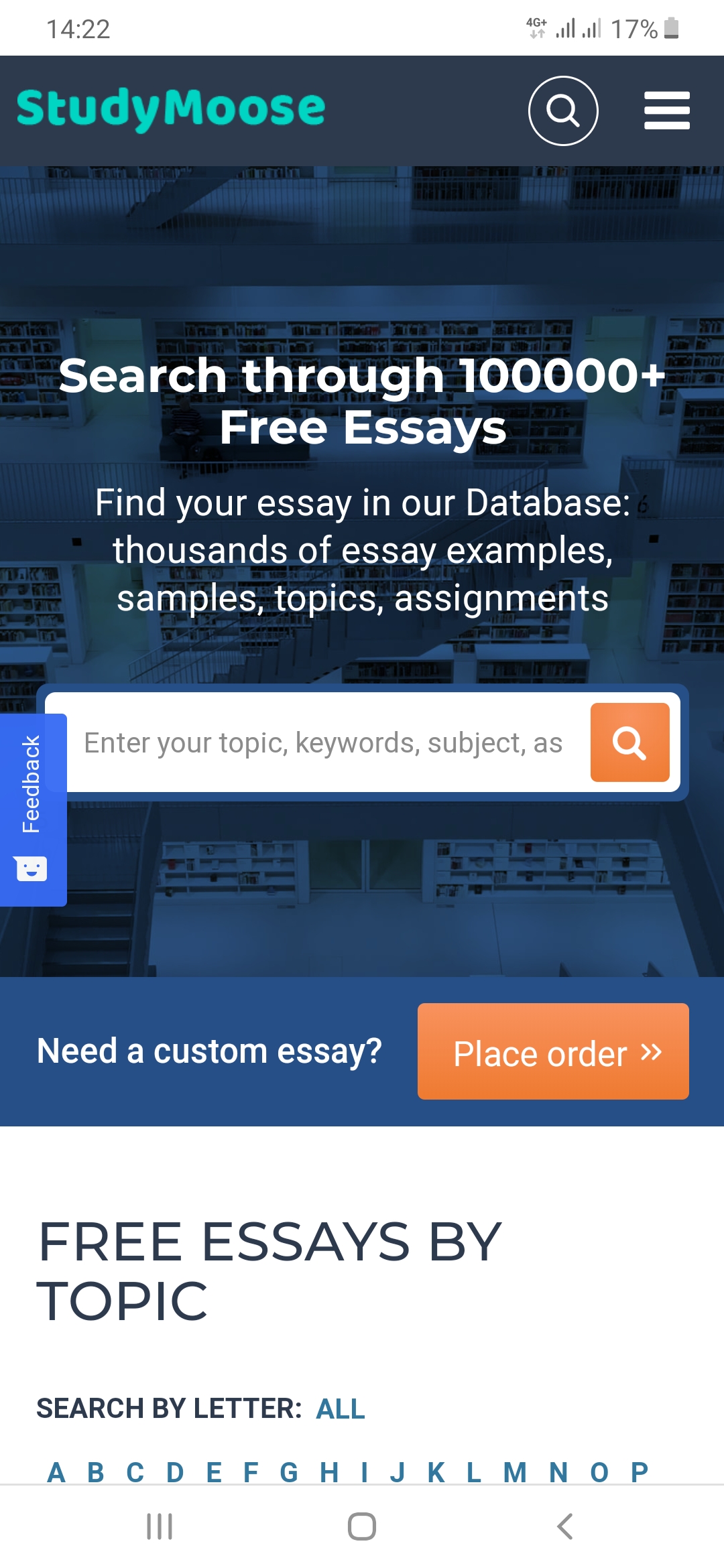 essays.studymoose.com reviews