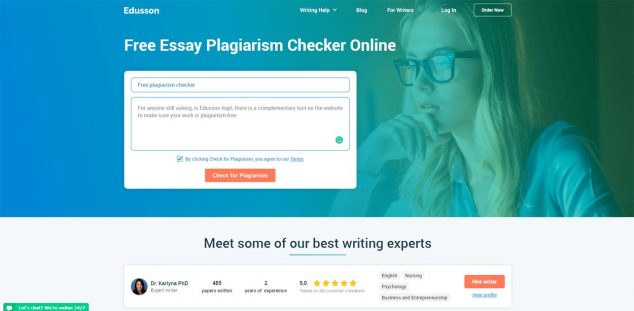 Edusson Plagiarism Checker Review
